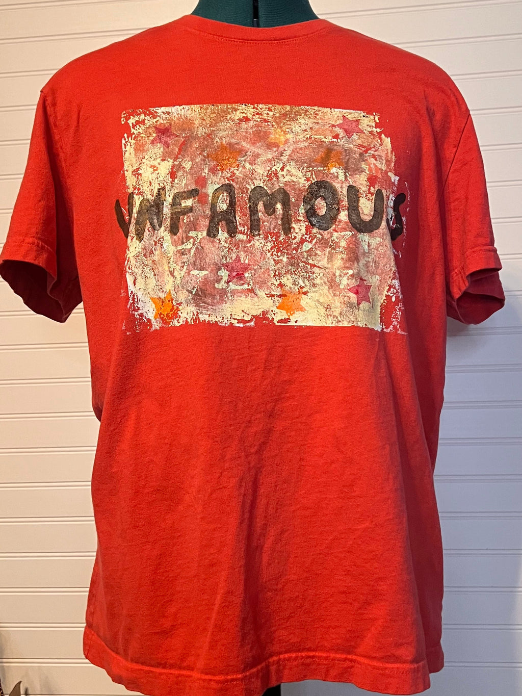Hand-Painted and Branded Unfamous T-Shirt