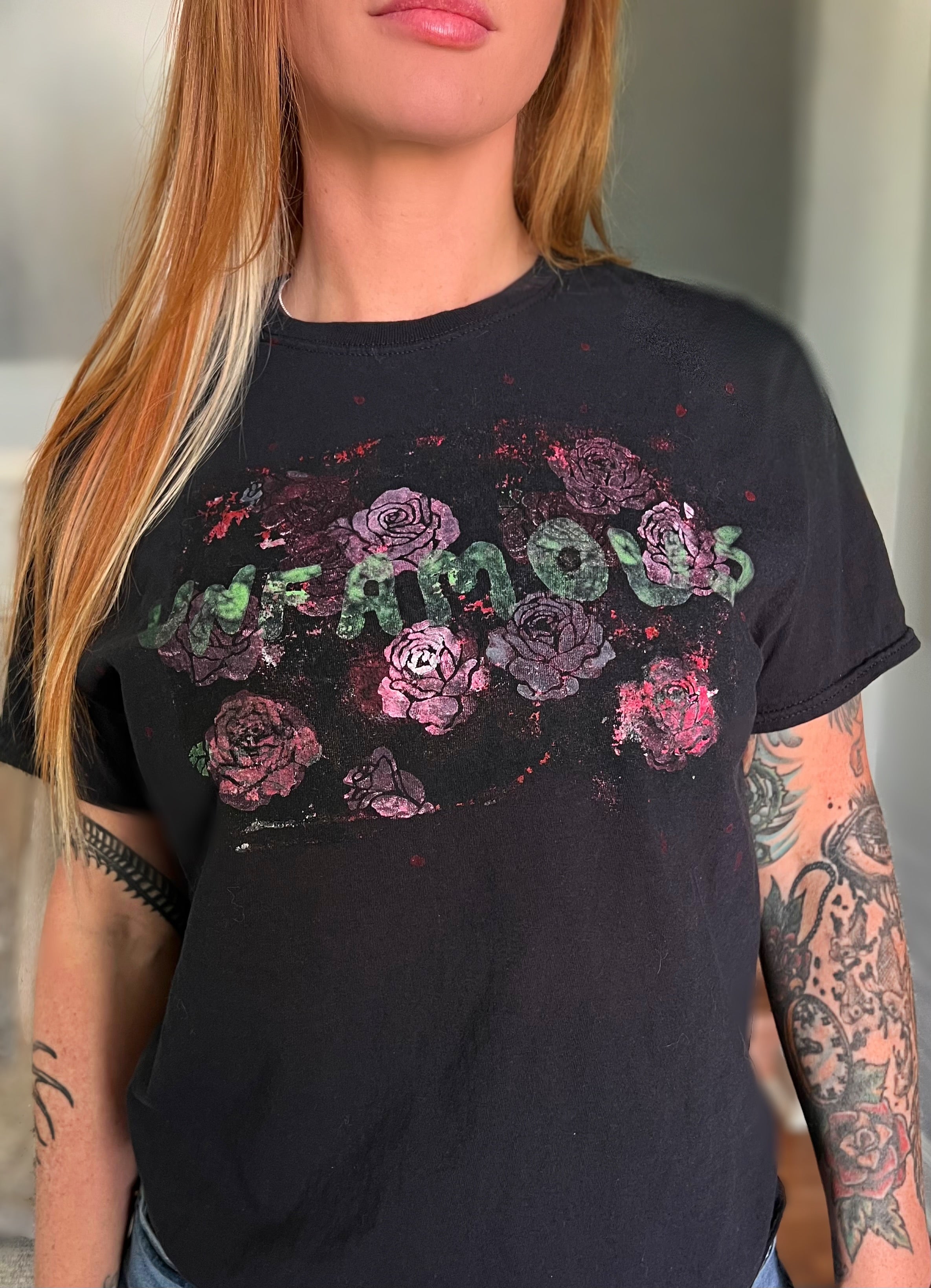 Unfamous Hand Painted Logo Tee