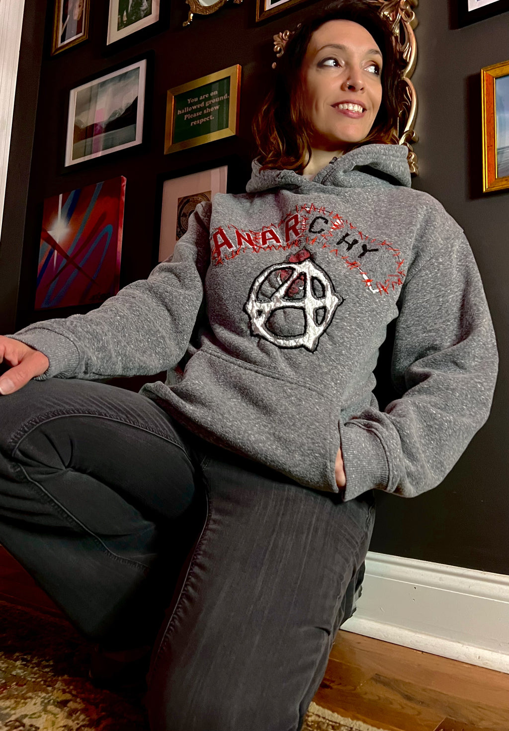 Deconstructed Anarchy Hoodie
